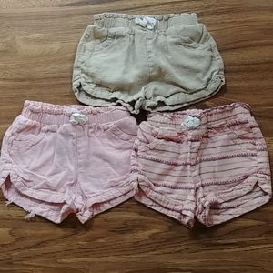 2T old navy shorts 3 pairs